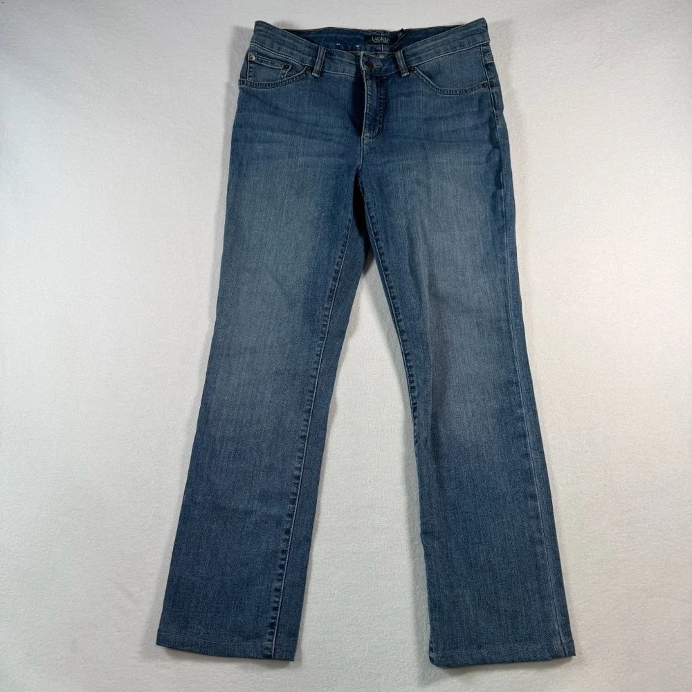 Joes Jeans Womens 14 Blue Straight Leg Mid Rise Dark Wash Stretch